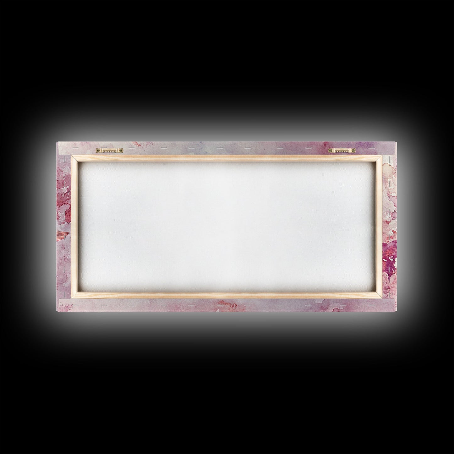 Koi Fish Painting Canvas Print Pink and Orange Wall Art Above Sofa Art Nautical Decor Gift Idea Whimsical Art Bedroom Decor