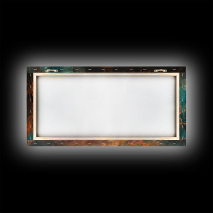 Rustic forge, blacksmith, industrial art, dark romance painting, vintage art, moody art, framed canvas print, horizontal wall art, gift idea