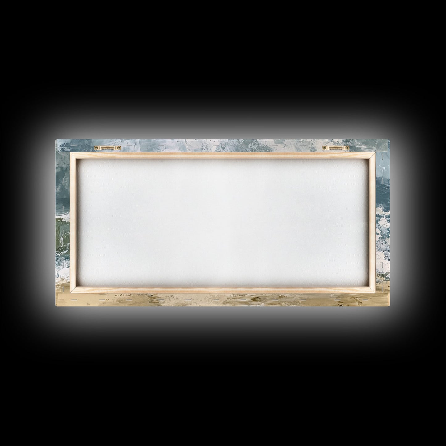 Stormy Ocean, Seascape Painting, Nautical Painting, Coastal Landscape Art, Horizontal Wall Art, Canvas Print, Rustic Decor