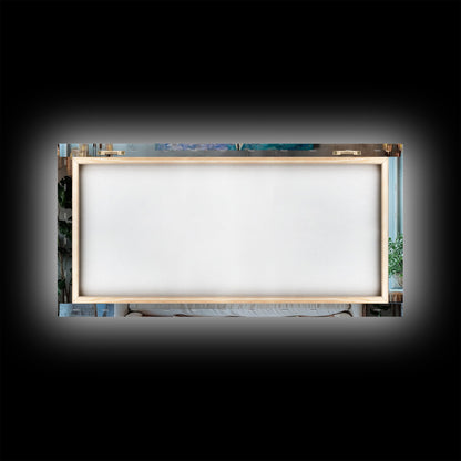 Sunset Sailboat Painting, sailboat painting, nautical painting, coastal decor, above bed wall art, seascape painting, Canvas Print