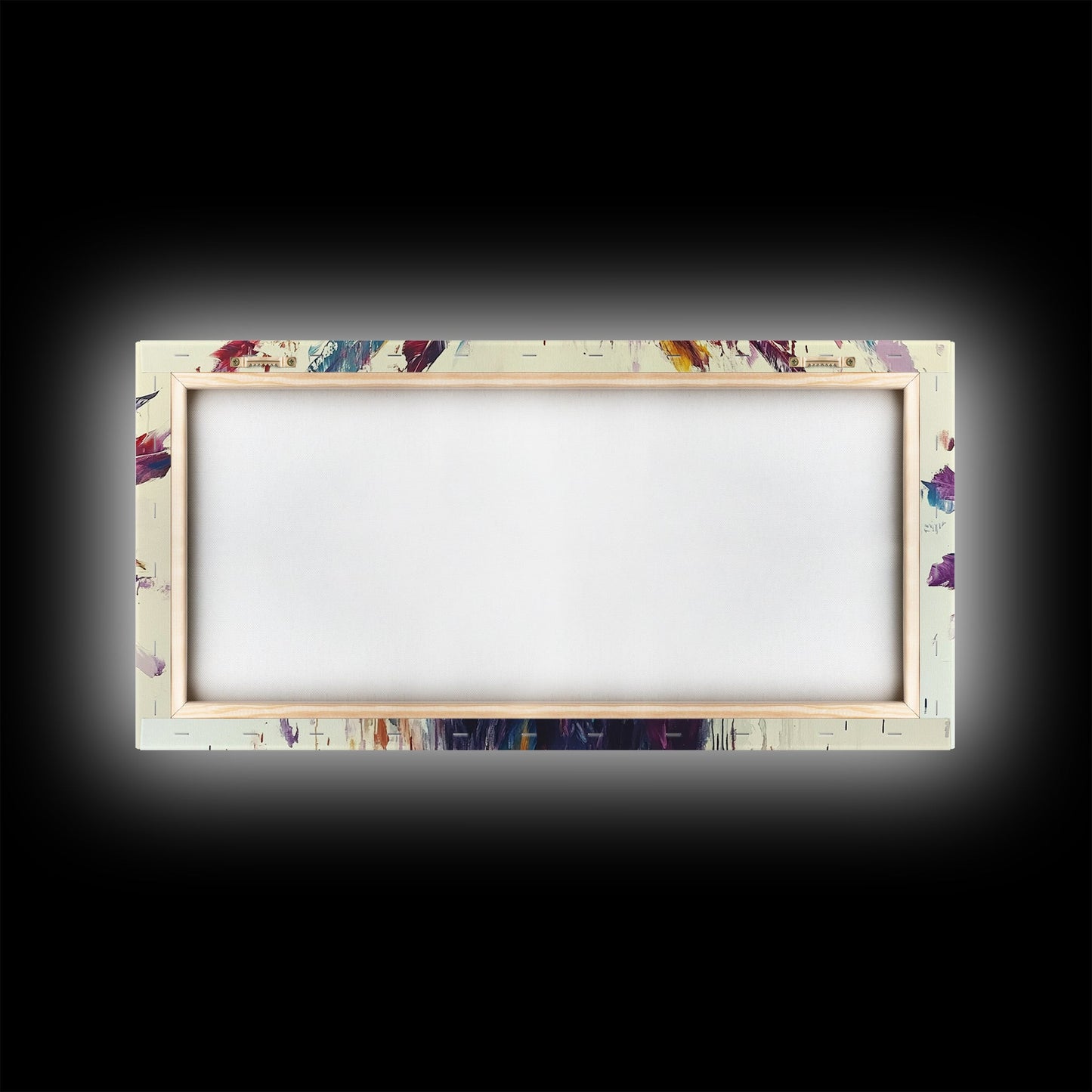 Tribal Warrior, Framed Canvas Print, dark angels wall art, moody art, abstract portrait, afrocentric wall art, gothic painting