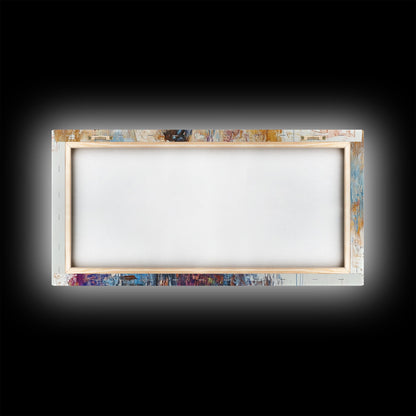 Western Cowboy, black cowgirl painting, rustic wall art, moody art, textured painting, cowboy hat art, farmhouse decor, Canvas Print