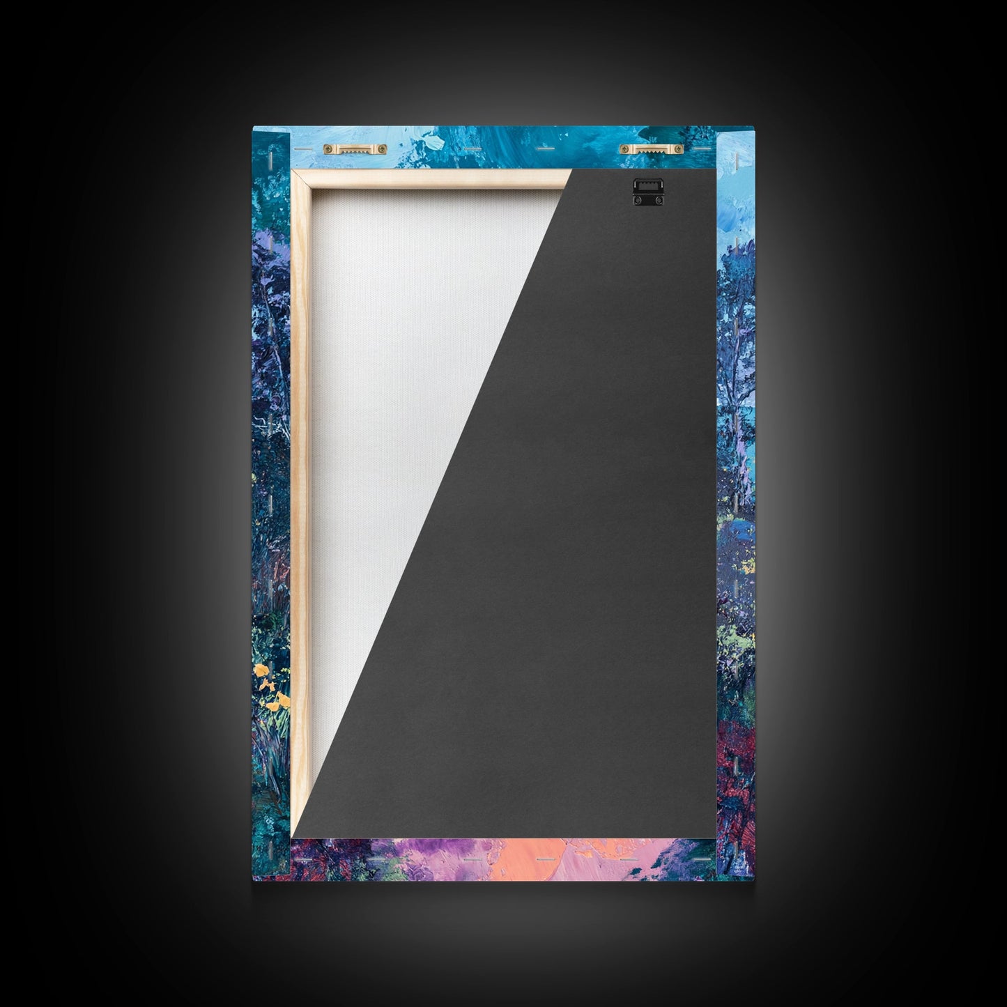 Twilight Coastal Path Canvas Print Impressionist Seascape Wall Art, Romantic Sunset Painting, Beach House Decor, Ocean Artwork