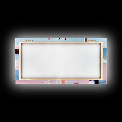 Beach Pier Painting, Coastal Ocean Scene, Nautical Seascape Art, Minimalist Modern Aesthetic, Relaxing Summer Wall Decor, Canvas Print