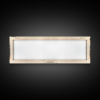 Mannheim Germany Travel Print Wall Art, Panoramic City Art, Travel Art, Wall Decor, Vacation Gift, Framed Canvas Print Or Metal Art