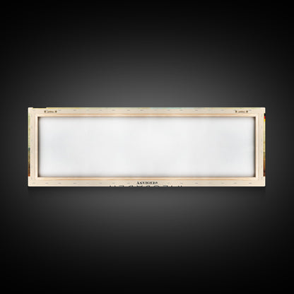 Wiesbaden Germany Travel Print Wall Art, Panoramic City Art, Travel Art, Wall Decor, Vacation Gift, Framed Canvas Print Or Metal Art