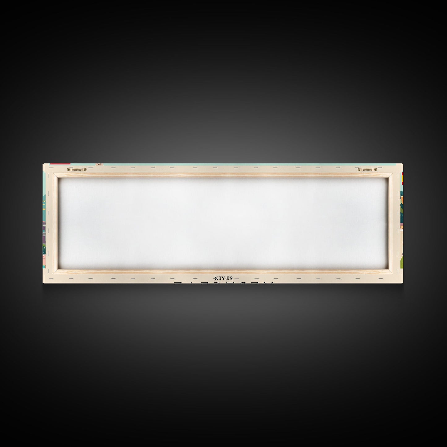 Albacete Spain Travel Print Wall Art, Panoramic City Art, Travel Art, Wall Decor, Vacation Gift, Framed Canvas Print Or Metal Art