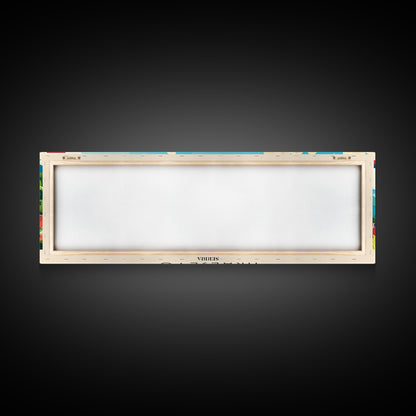 Kraljevo Serbia Panoramic Travel Poster, Framed Canvas Print or Metal Wall Art, Travel Art, Home Decor, Panoramic Painting, Midcentury Art