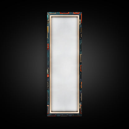 Retro Televions Framed Canvas Print, Retro Decor, Man Cave Art, Gift For Him