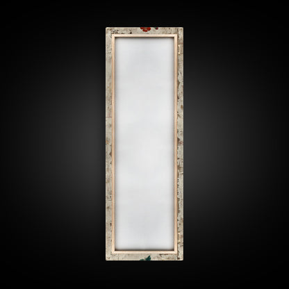 Skinny Art Tall Art Framed Canvas Print Vintage Style Floral Art With Mixed Blossoms On A Rustic Background Ukiyo-e Japanese Style Art