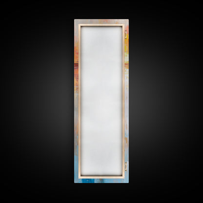 Colorful Boat at Sunset Canvas Print nautical painting coastal decor seascape painting beach house wall art ocean art