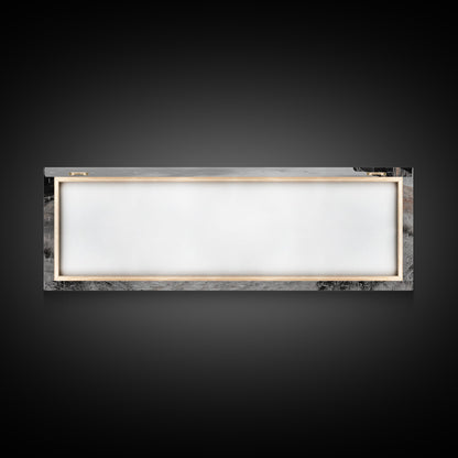 Desert Deer, Southwest Wall Art, Wildlife Painting, Rustic Wall Art, Nature Decor, Extra Wide Art, Horizontal Wall Art, Framed Canvas Print