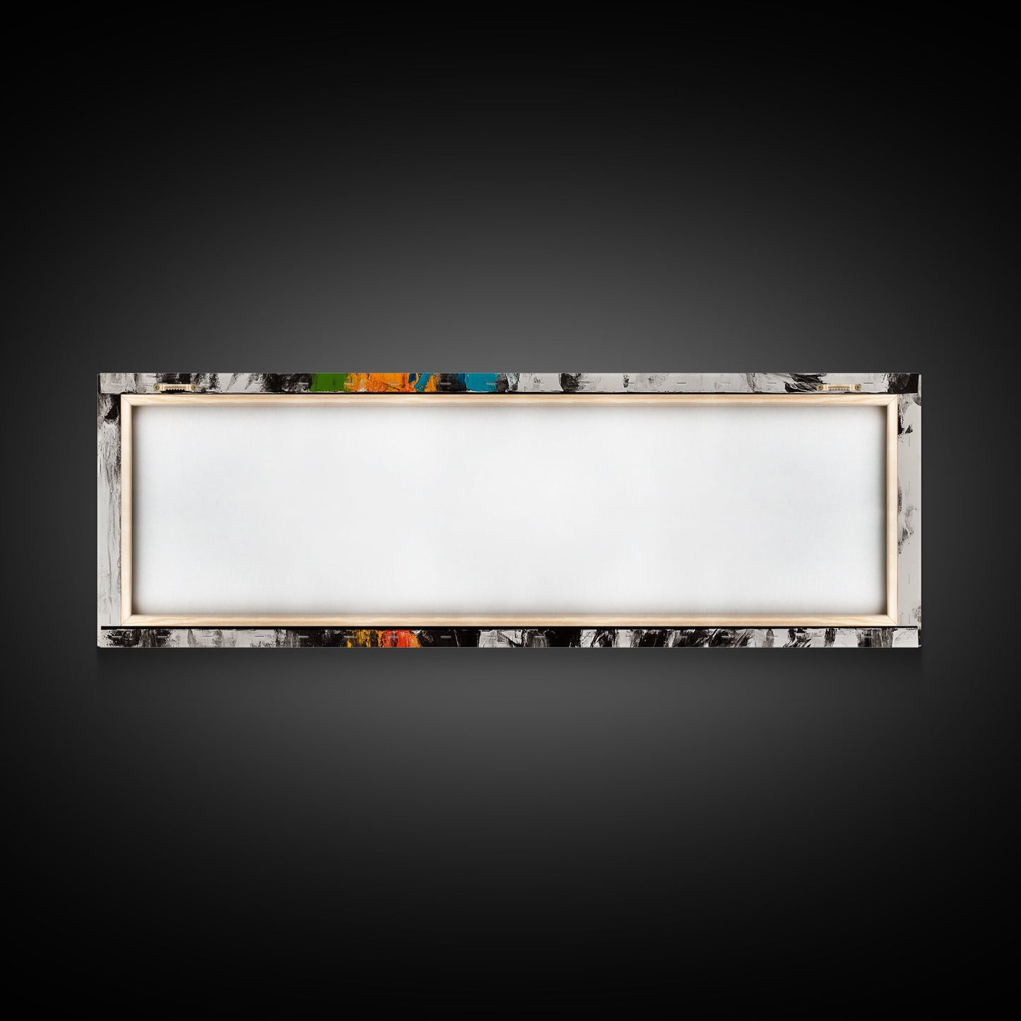 Native American Horse, rustic art, horse wall art, chicano art, graffiti wall art, southwest wall art, framed canvas print, panoramic painting