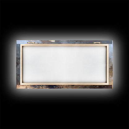 Intense Rodeo Bucking Horse and Cowboy, Vibrant Framed Canvas Print, Great for Western Living Room Art, Bedroom Decor, Rustic Home Wall Art