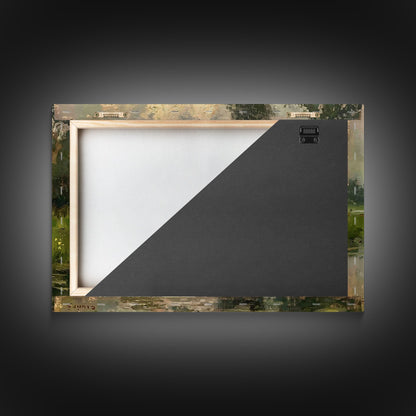 NuevArt Vintage Landscape Art Print | Vintage Painting | Wall Art | Large Print | Landscape Painting | Fall Art Print | Framed Canvas