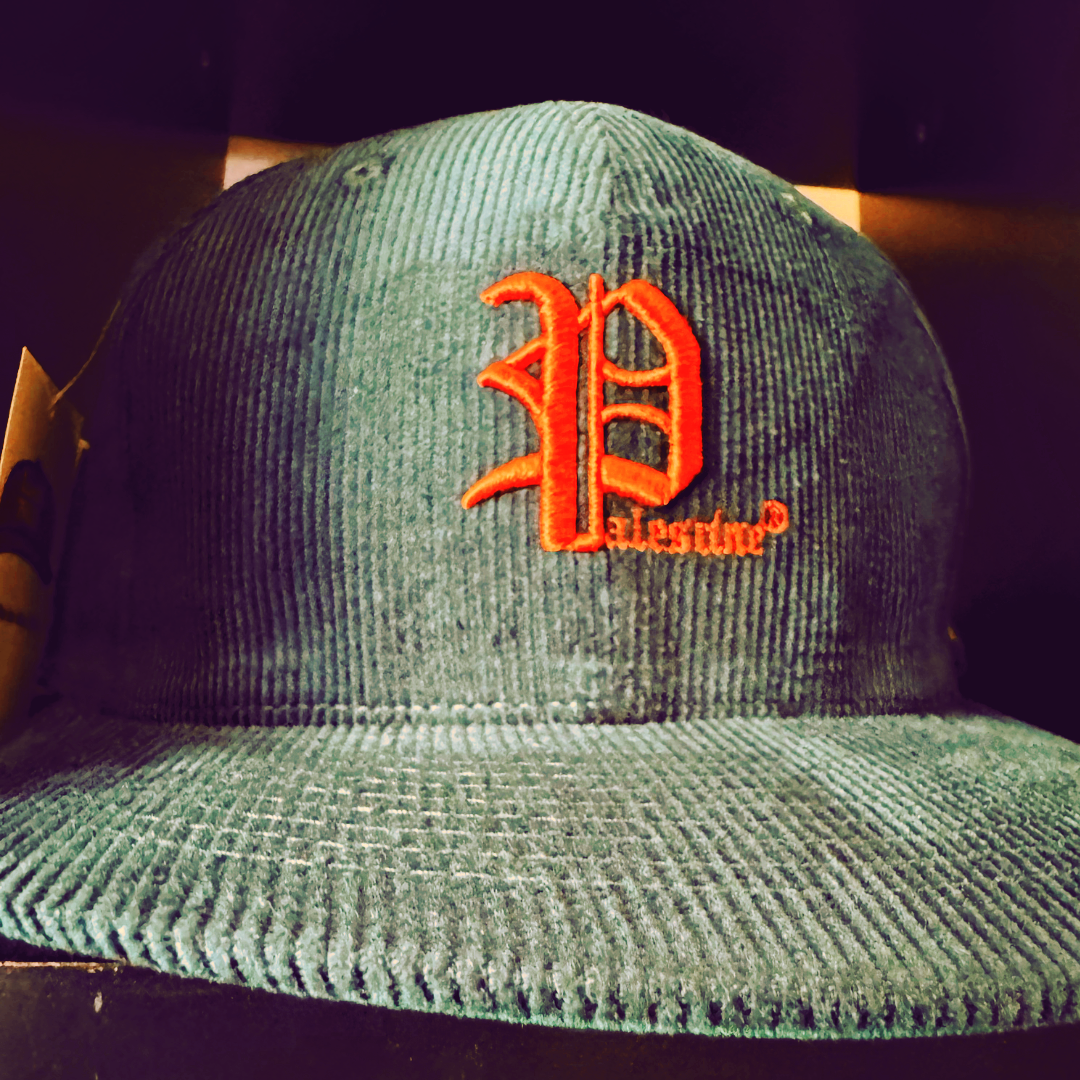Retro Palestine, Detroit Tigers Style, Corduroy Baseball Cap ￼