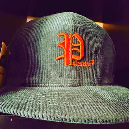 Retro Palestine, Detroit Tigers Style, Corduroy Baseball Cap ￼