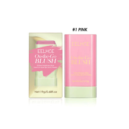 Blush Stick Lightweight Natural Nude Makeup Brightening And Contorting Three-Dimensional Highlight Delicate Waterproof Multi-Functional Blush Stick