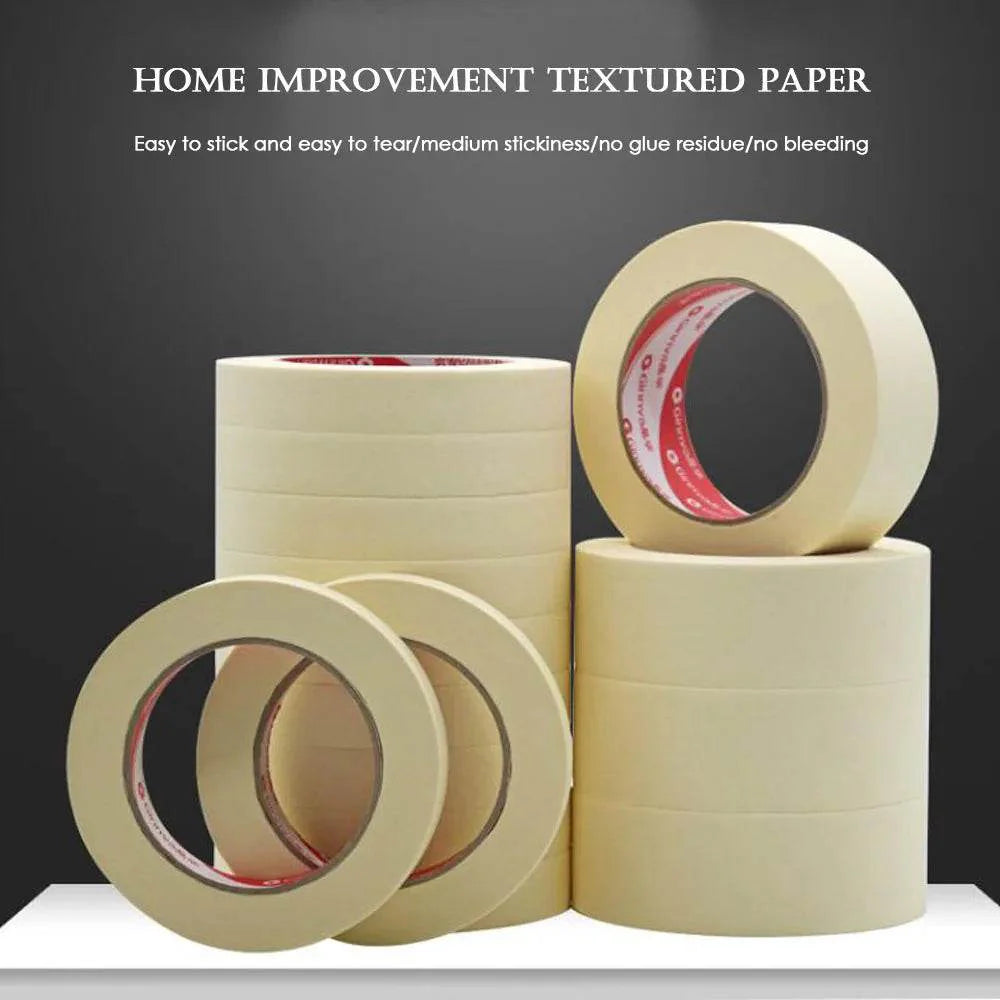Masking Tape White 6mm-50mm for Precise Crafting Projects