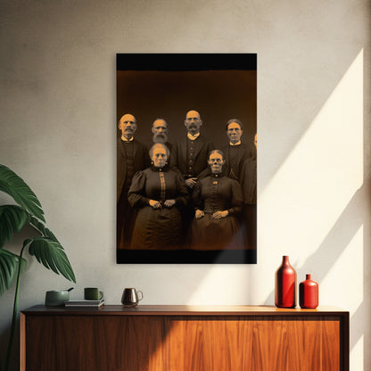 Halloween Wall Art, Spooky Room Decor, Horror Decor, Creepy Art, Ghost Art, Dark Fantasy, Canvas Print, Wall Art, Vertical Print, Room Decor