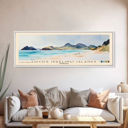 Coffee Bay, South Africa Watercolor Beach Print, Vacation Gift, South Africa Wall Art, Beach Painting, Beach Decor, Beach Painting