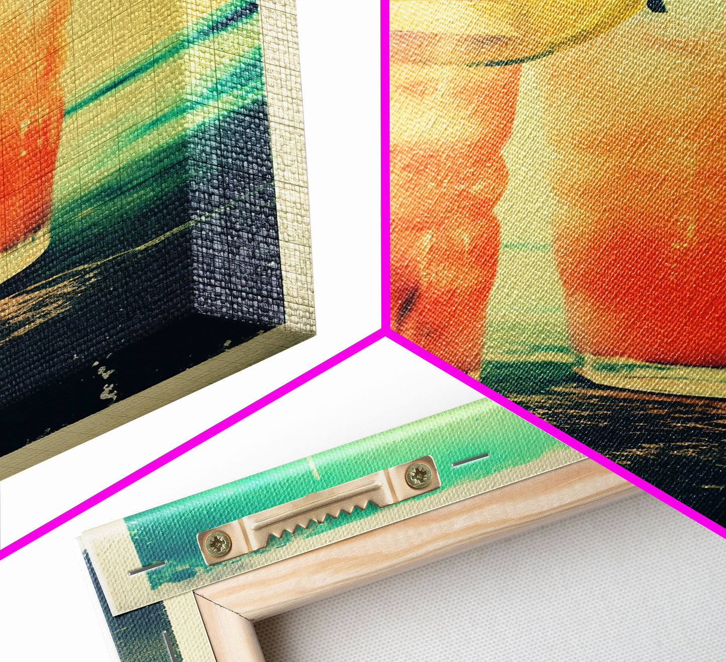 Cocktail Wall Print, Bar Cart Print, Canvas Print, Wall Hanging, Portrait Art, Cocktail Print, Kitchen Wall Art, Bar Wall Decor, Couple Gift