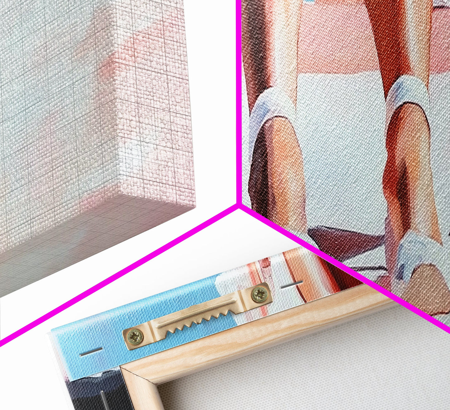 Woman Relaxing, Beach Chair Art, Coastal Summer Scene, Framed Canvas Print, Minimalist Boho Decor, Serene Seaside Home Artwork