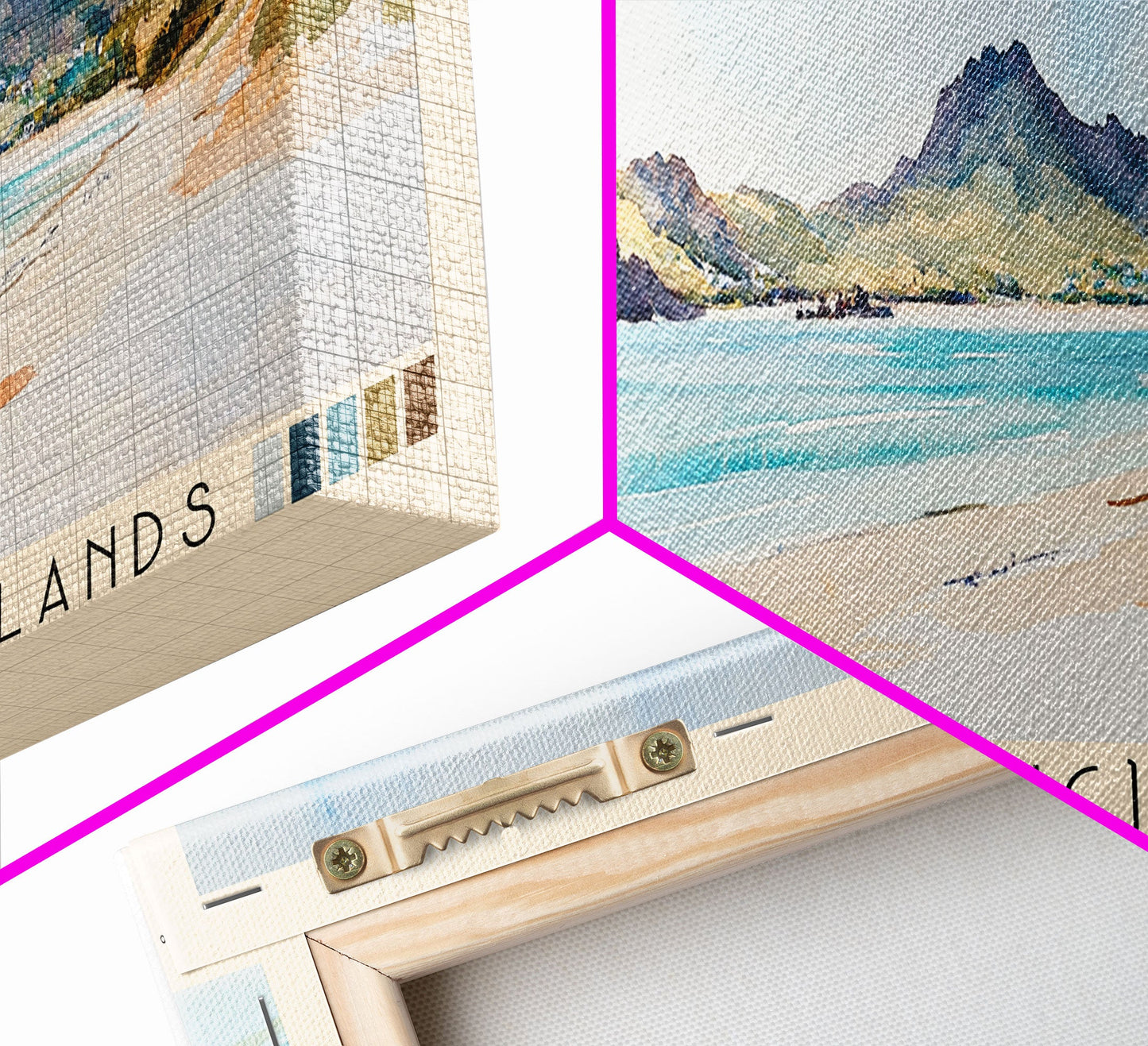 Coffee Bay, South Africa Watercolor Beach Print, Vacation Gift, South Africa Wall Art, Beach Painting, Beach Decor, Beach Painting