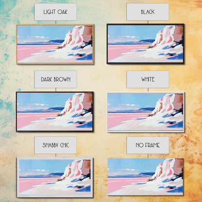 Desert Oasis, Sandstone Cliffs, Southwest Serenity, Canvas Print, Boho Wall Art, Earthy Decor, Rustic Bedroom Art, Scenic Escape