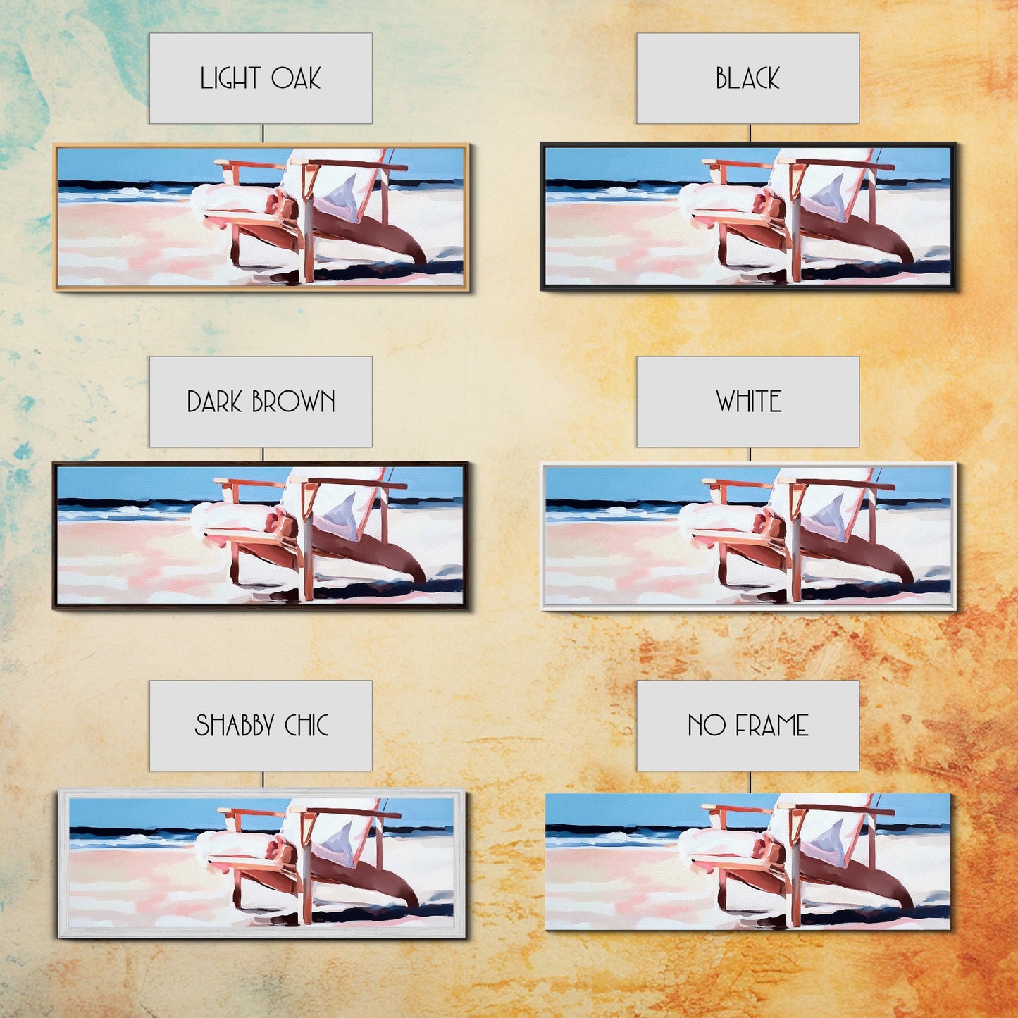 Beach Chair, Coastal Relaxation, Vacation Home Art, Canvas Print, Seaside Aesthetic, Minimalist Beach Painting, Soft Pastel Art