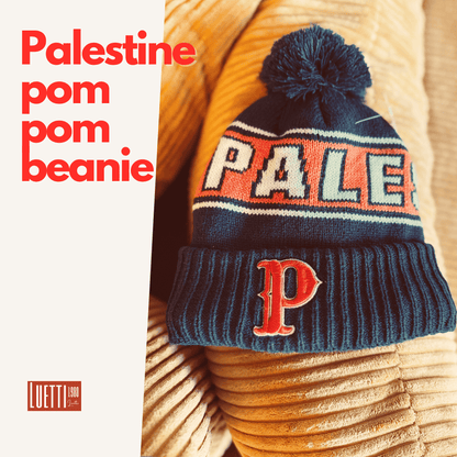 Palestine Pom Pom Beanie Chicago Bears Style