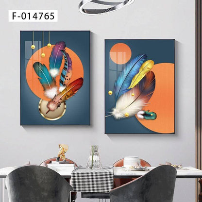 New Chinoiserie Decorative Painting Shishi Ruyi Restaurant Living Room Sofa Background Wall Hanging Painting Crystal Porcelain Mural Scandinavian Painting