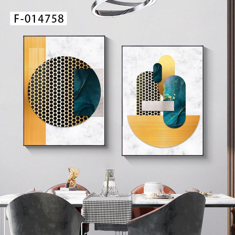 New Chinoiserie Decorative Painting Shishi Ruyi Restaurant Living Room Sofa Background Wall Hanging Painting Crystal Porcelain Mural Scandinavian Painting