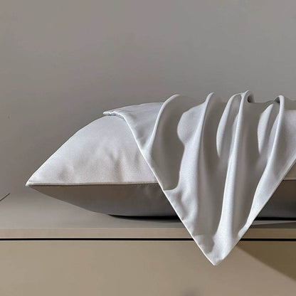 Summer Washed Ice Silk Double Pillow Case for Home Use