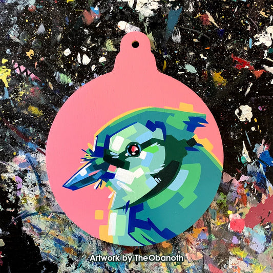 Trekell Round Ornament Panel - 2 Pack - Wooden Painting Canvas