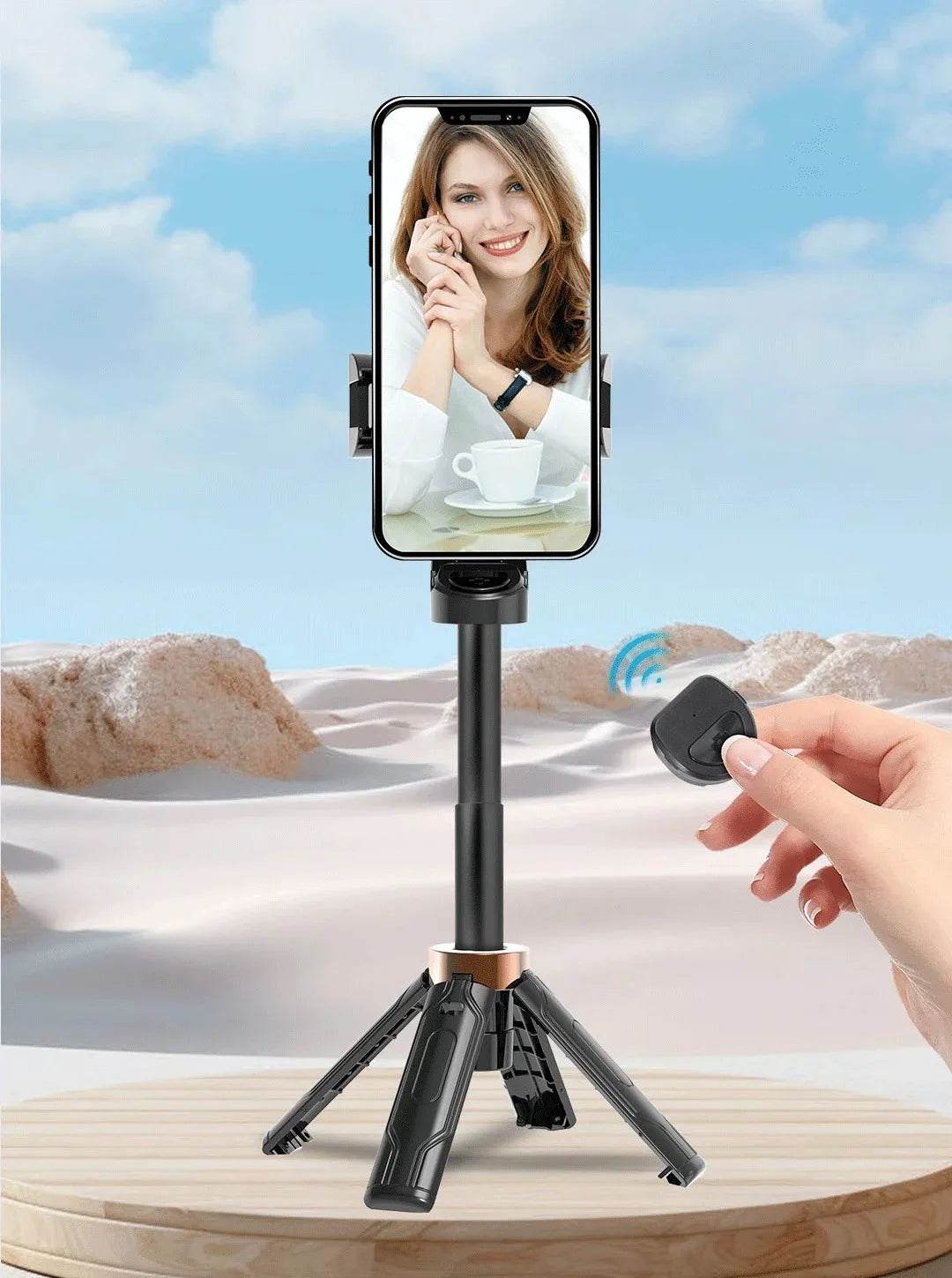 Super Mini Selfie Stick Bluetooth Remote Phone Holder Aid