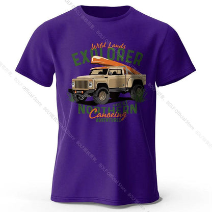 Military Off-Road Unisex WWII Jeep Graphic T-Shirt 100% Cotton