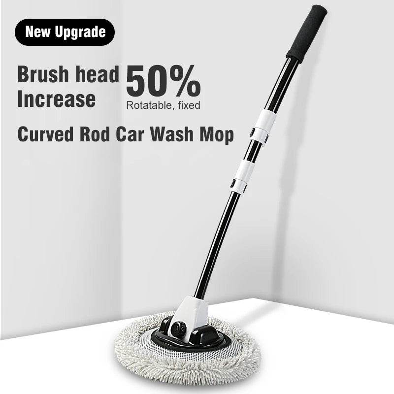 2022 New 15 Degree Bend Car Cleaning Brush with Telescoping Handle