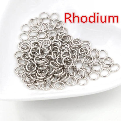 200pcs/Lot Metal DIY Jewelry Findings Jump Rings & Split Rings