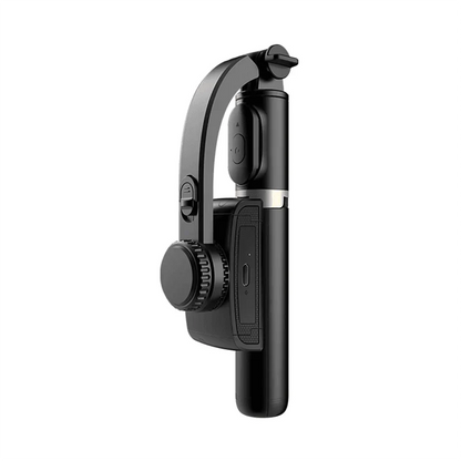 Gimbal Stabilizer Selfie Stick Black With Bluetooth Shutter