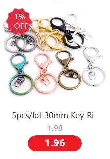 200pcs/Lot Metal DIY Jewelry Findings Jump Rings & Split Rings