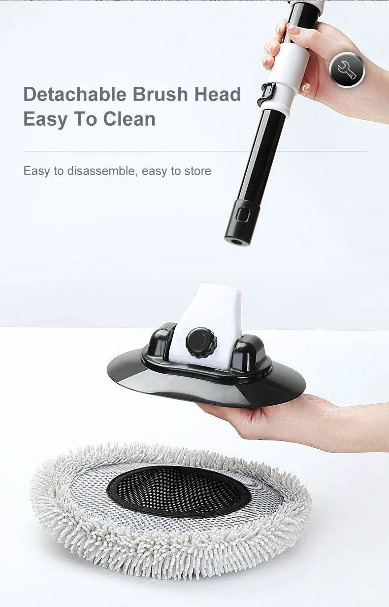 2022 New 15 Degree Bend Car Cleaning Brush with Telescoping Handle