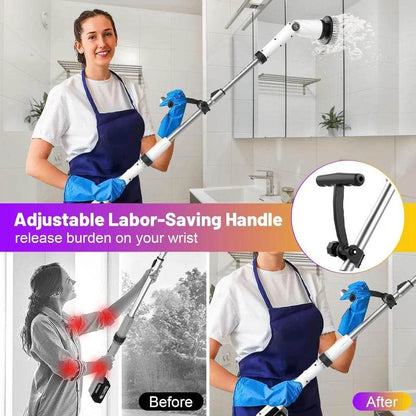 6000mAh Battery Spin Scrubber with 5inch Large Brush