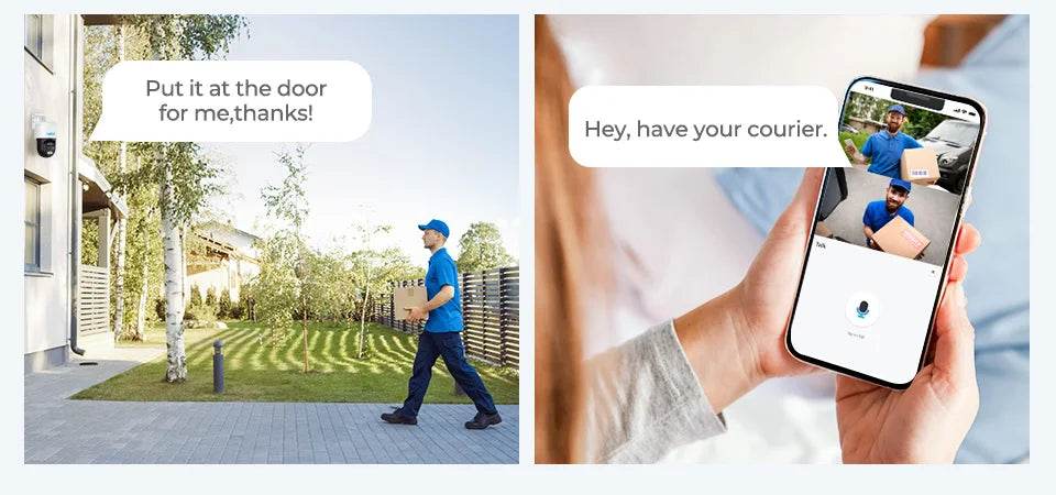 4K Dual Lens PTZ Security Camera with Auto Tracking