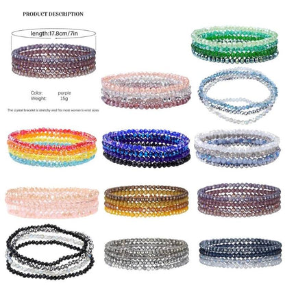 Vibranting Beaded Bracelet Set for Trendy Women Fashion
