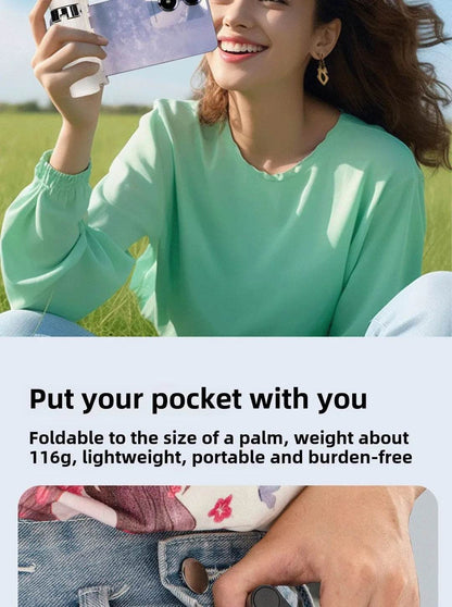 Super Mini Selfie Stick Bluetooth Remote Phone Holder Aid