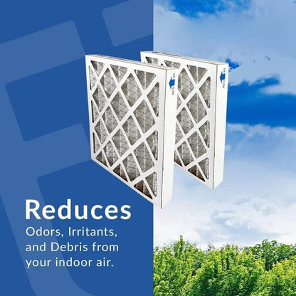 14x25x2 Pleated Air Filter Merv 11, 6 Pack Made in USA