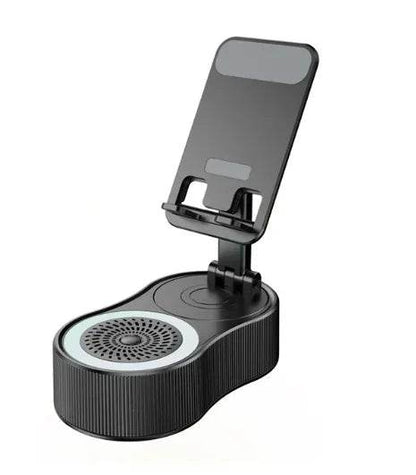 360° Rotatable Adjustable Phone Holder Wireless Speaker