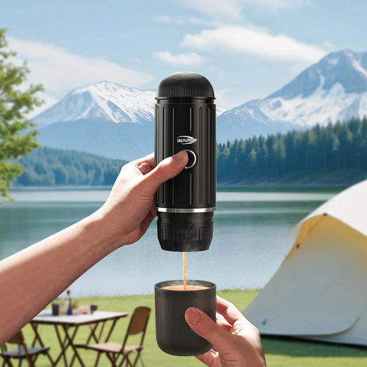 Portable Electric Espresso Maker for Hot or Cold Coffee