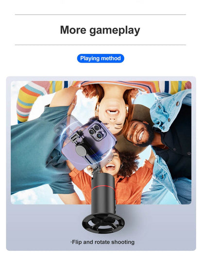 Selfieshow P02 Gimbal 360 Rotation AI Tracking Stabilizer